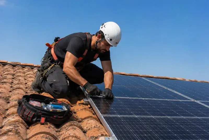 Maintenance et monitoring de panneaux solaires à Souspierre