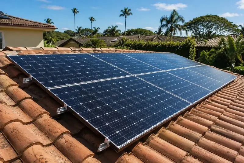 Installation de panneaux solaires à Souspierre